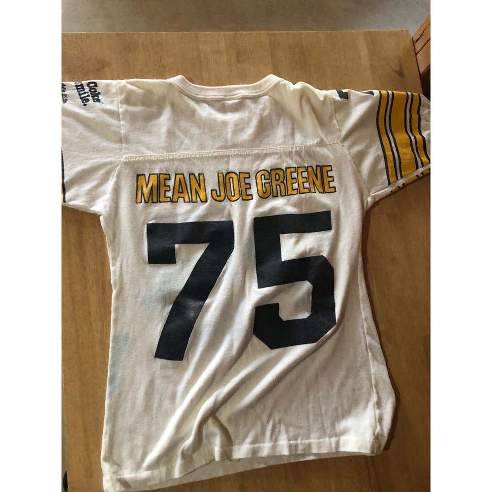 Rare Coca-Cola Vintage Collector Shirt Mean Joe Greene Have A Coke And A Smile S - Picture 6 of 11